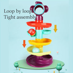 Baby Toys Puzzle And Early Education Track Ball Spin And Play Halloween