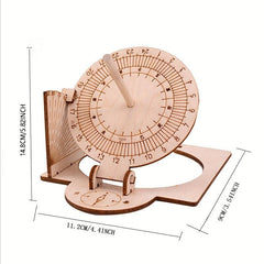 DIY Scientific Sundial Clock Kit: Fun Astronomy Experiment