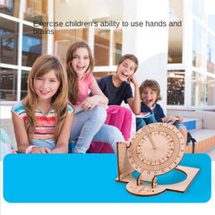 DIY Scientific Sundial Clock Kit: Fun Astronomy Experiment
