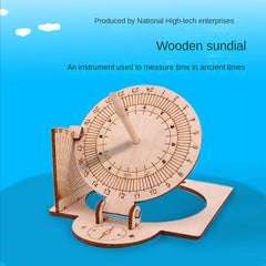 DIY Scientific Sundial Clock Kit: Fun Astronomy Experiment