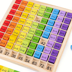 Wooden Multiplication Table Children's Early Education Toy
