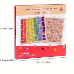 Wooden Multiplication Table Children's Early Education Toy