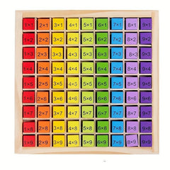 Wooden Multiplication Table Children's Early Education Toy