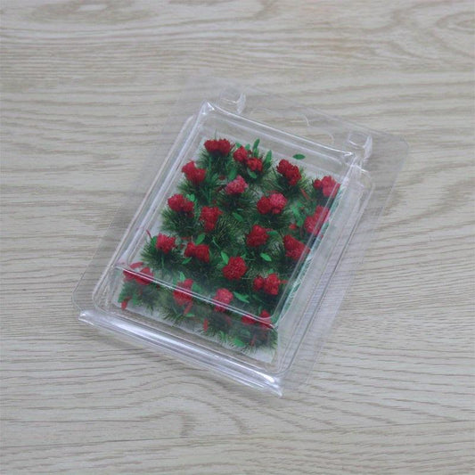 20 Pcs Flower Cluster Vegetation Grass Tufts Static Scenery Model