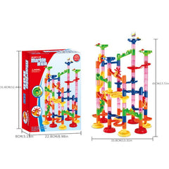 50pcs Marble Run Set Building Blocks Toys Christmas Gift