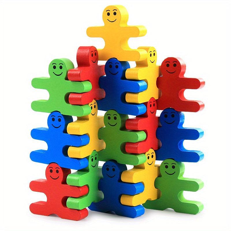 Wooden Animal Stacking Toys for Kids