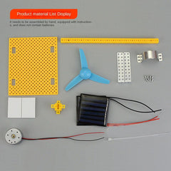 Solar Fan Elementary School Toy Scientific Experiment DIY Children's Materials