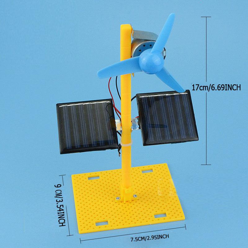Solar Fan Elementary School Toy Scientific Experiment DIY Children's Materials