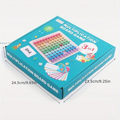 Educational 3-in-1 Multiplication Board for Kids - 99 Multiplication Board