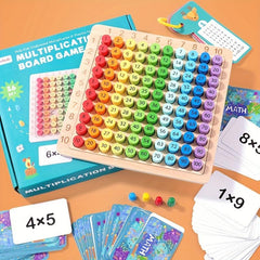 Educational 3-in-1 Multiplication Board for Kids - 99 Multiplication Board