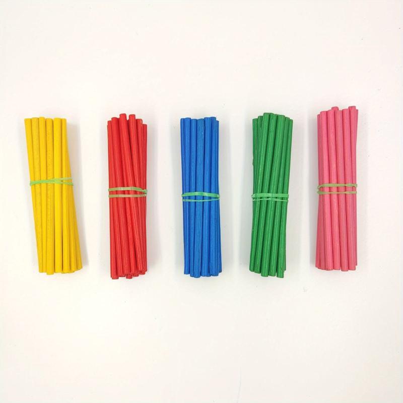 100 Pcs Montessori Number Counting Sticks Wooden Math Toys