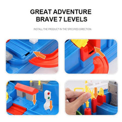 4 in 1 Race Track Car Adventure Set Educational Toys for 3 6 Year Old