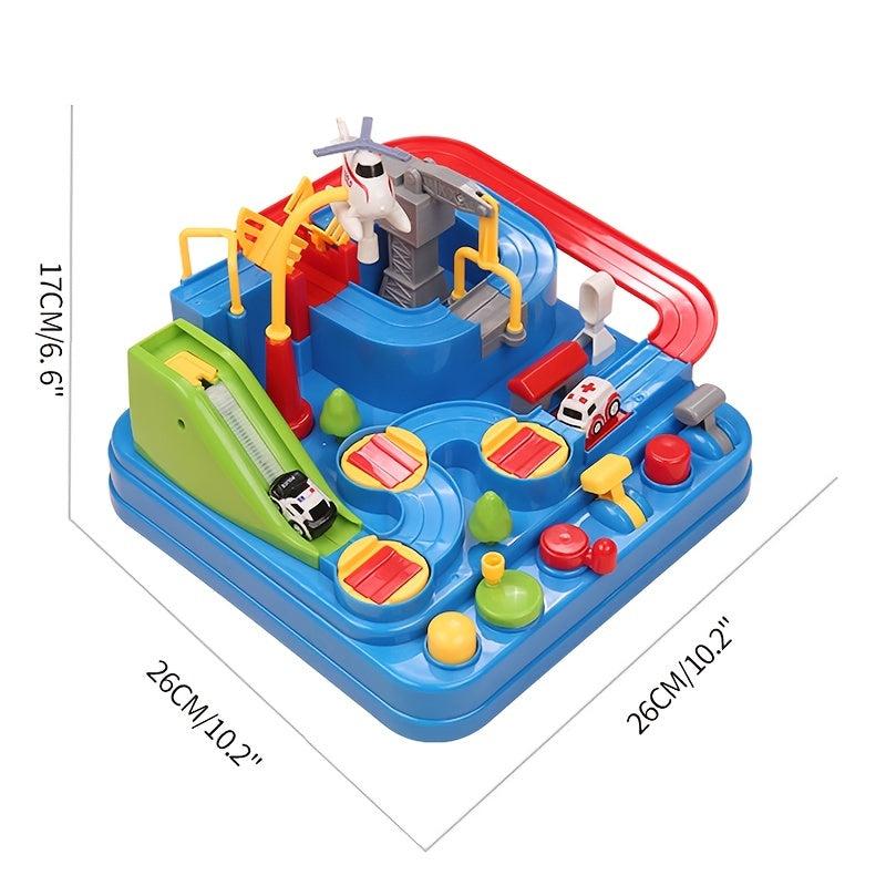 4 in 1 Race Track Car Adventure Set Educational Toys for 3 6 Year Old