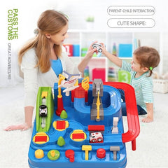4 in 1 Race Track Car Adventure Set Educational Toys for 3 6 Year Old