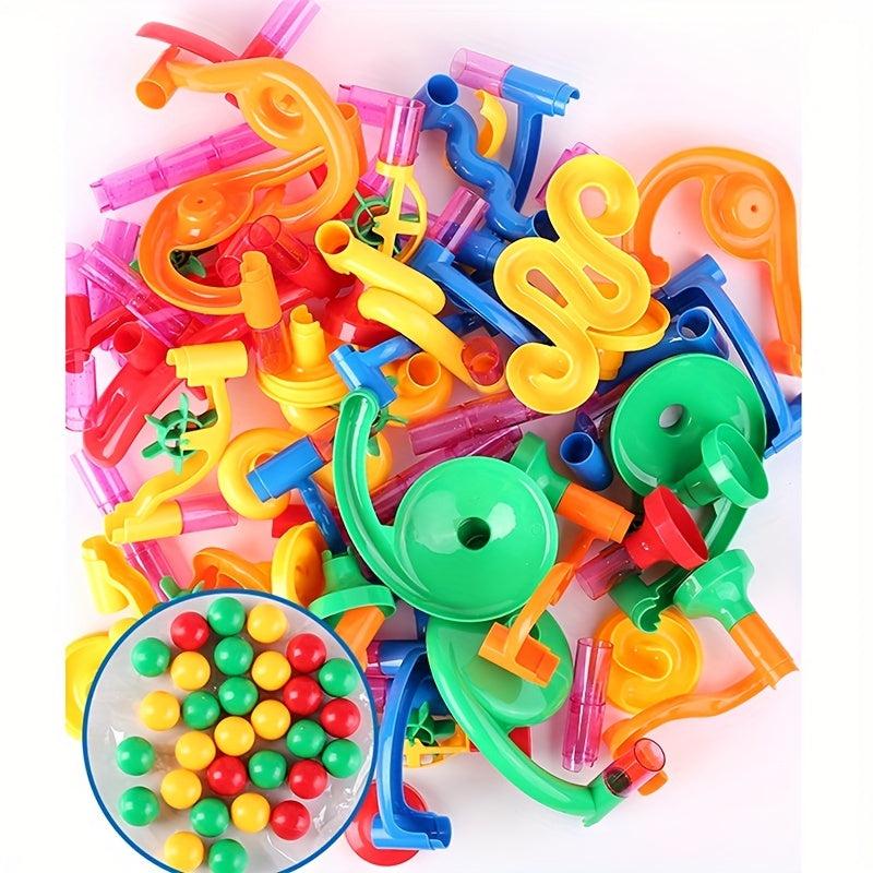 133Pcs Orbital Marble Building Blocks Set