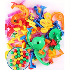 133Pcs Orbital Marble Building Blocks Set