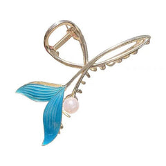 Rhinestone Fish Tail Hair Clips for Women Girls Hair Accessories