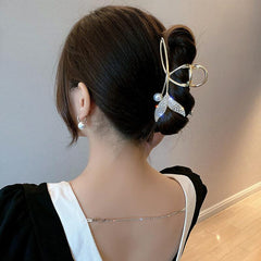 Rhinestone Fish Tail Hair Clips for Women Girls Hair Accessories