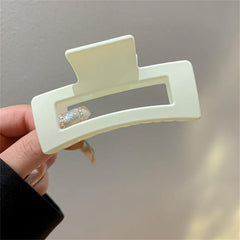 3.54in Plastic Frosted Hair Clip Square Hair Accessories