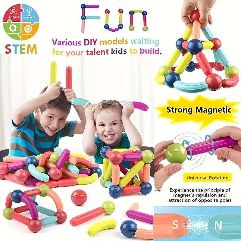 Magnetic Building Blocks Constructor Set Educational Toys