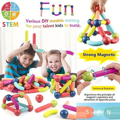 Magnetic Building Blocks Constructor Set Educational Toys