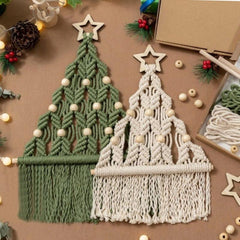 DIY Macrame Christmas Tree Kit for Festive Home Decor