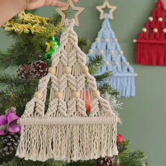 DIY Macrame Christmas Tree Kit for Festive Home Decor
