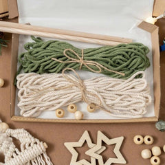 DIY Macrame Christmas Tree Kit for Festive Home Decor