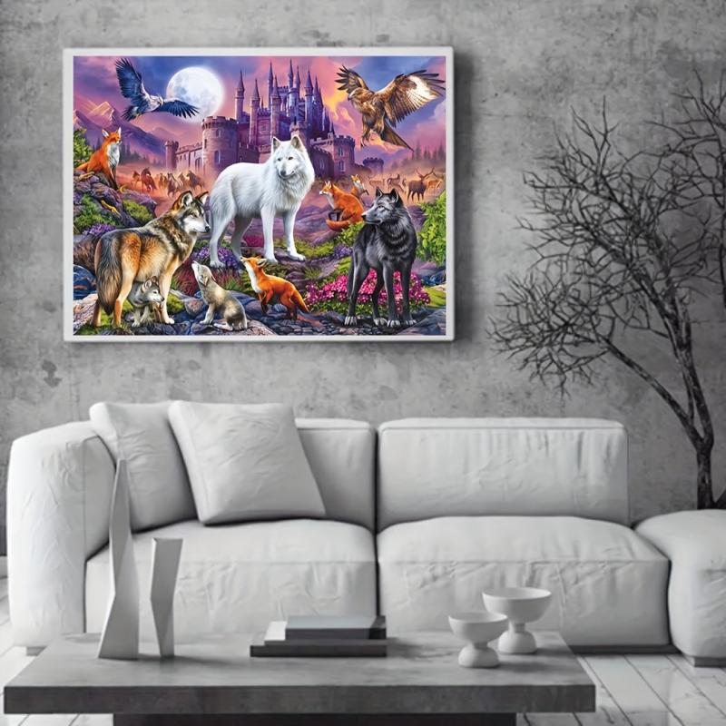 Diamond Painting Kit for Adults - Animal Theme - DIY Wall Decor - 15.7X11.8inch