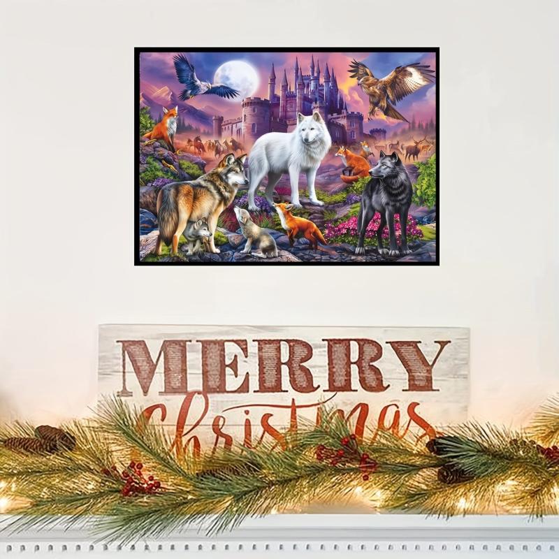 Diamond Painting Kit for Adults - Animal Theme - DIY Wall Decor - 15.7X11.8inch