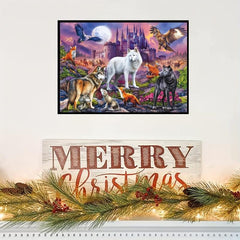 Diamond Painting Kit for Adults - Animal Theme - DIY Wall Decor - 15.7X11.8inch