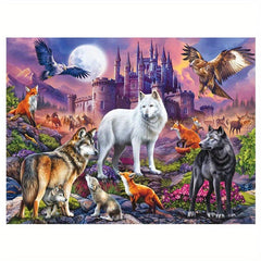 Diamond Painting Kit for Adults - Animal Theme - DIY Wall Decor - 15.7X11.8inch