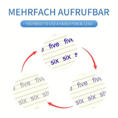 French Magic Copybook for Kids - Learn Handwriting Alphabet & More - Great Gift