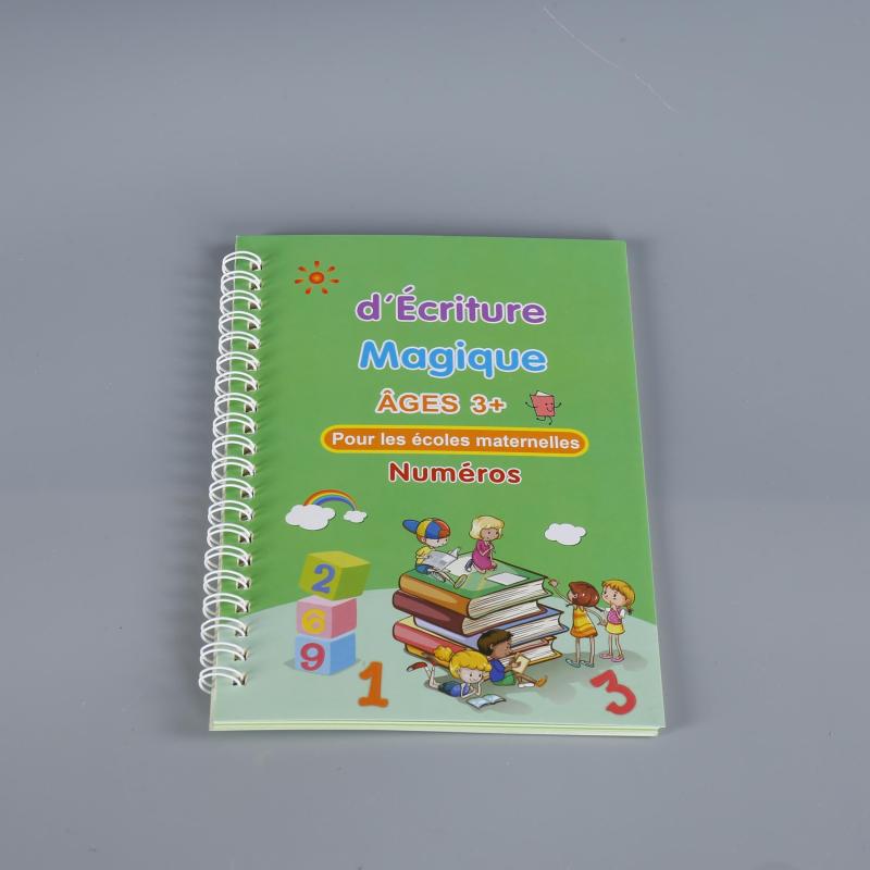 French Magic Copybook for Kids - Learn Handwriting Alphabet & More - Great Gift