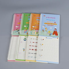 French Magic Copybook for Kids - Learn Handwriting Alphabet & More - Great Gift