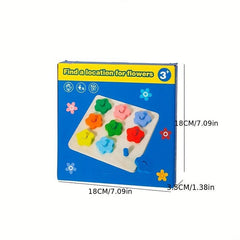 Flowers Place Sleeve Column Matching Game Cognitive Matching Puzzle