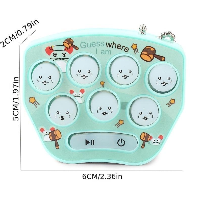 Fidget Toys Hit The Hamster Game Decompression Toy Key Chain