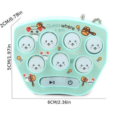 Fidget Toys Hit The Hamster Game Decompression Toy Key Chain