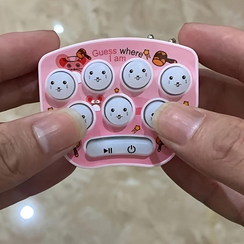 Fidget Toys Hit The Hamster Game Decompression Toy Key Chain