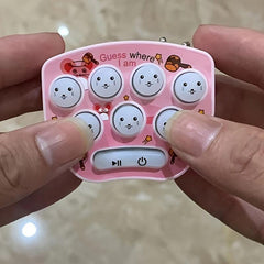 Fidget Toys Hit The Hamster Game Decompression Toy Key Chain