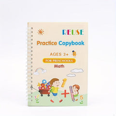 4pcs Magic Kids Reusable Practice Board for Handwriting English Characters