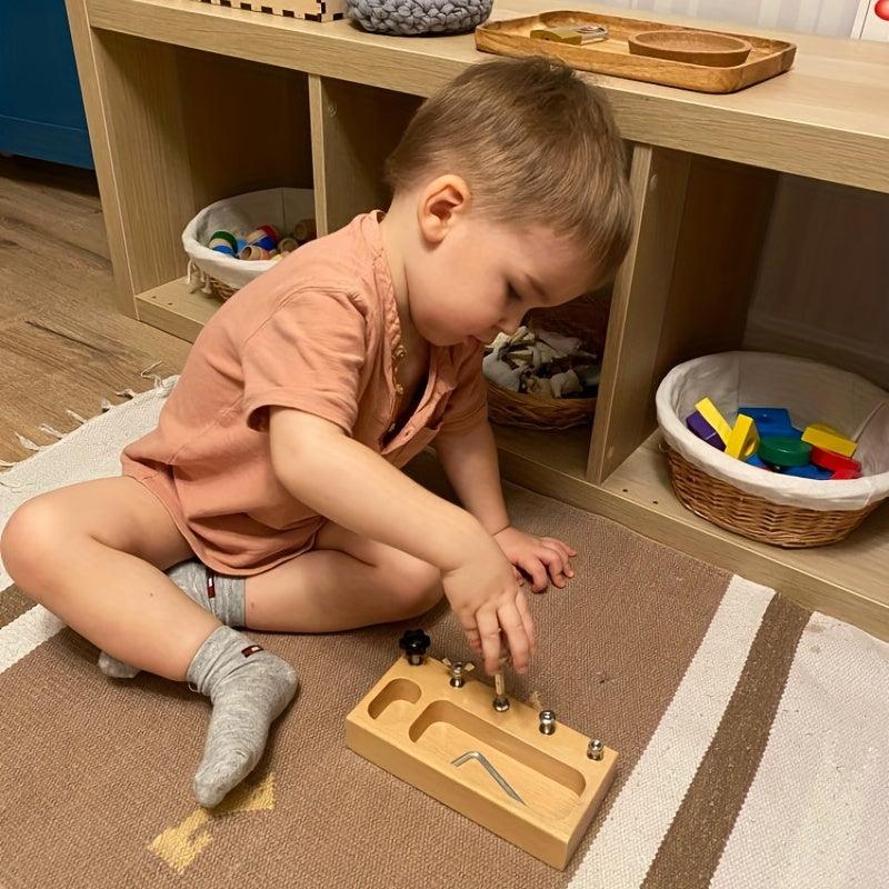 Montessori Screwdriver Board Set for 3-5 Year Olds