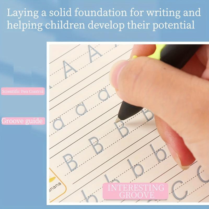 English Groove Magic Practice Copybook Learning Numbers Letters Calligraphy