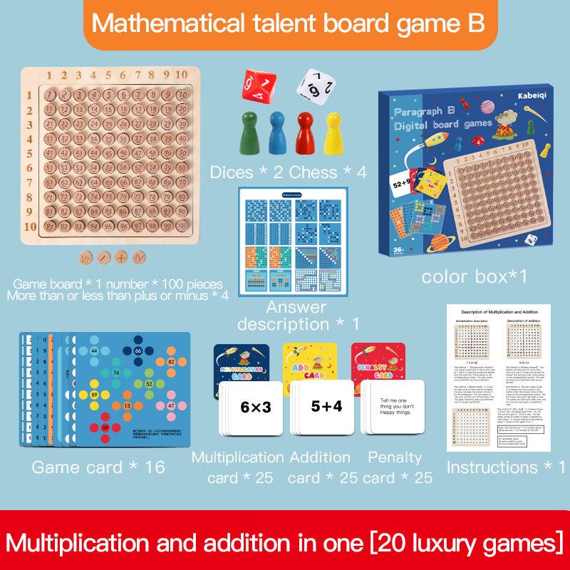 Montessori Wooden Math Toys for Math Skills Development