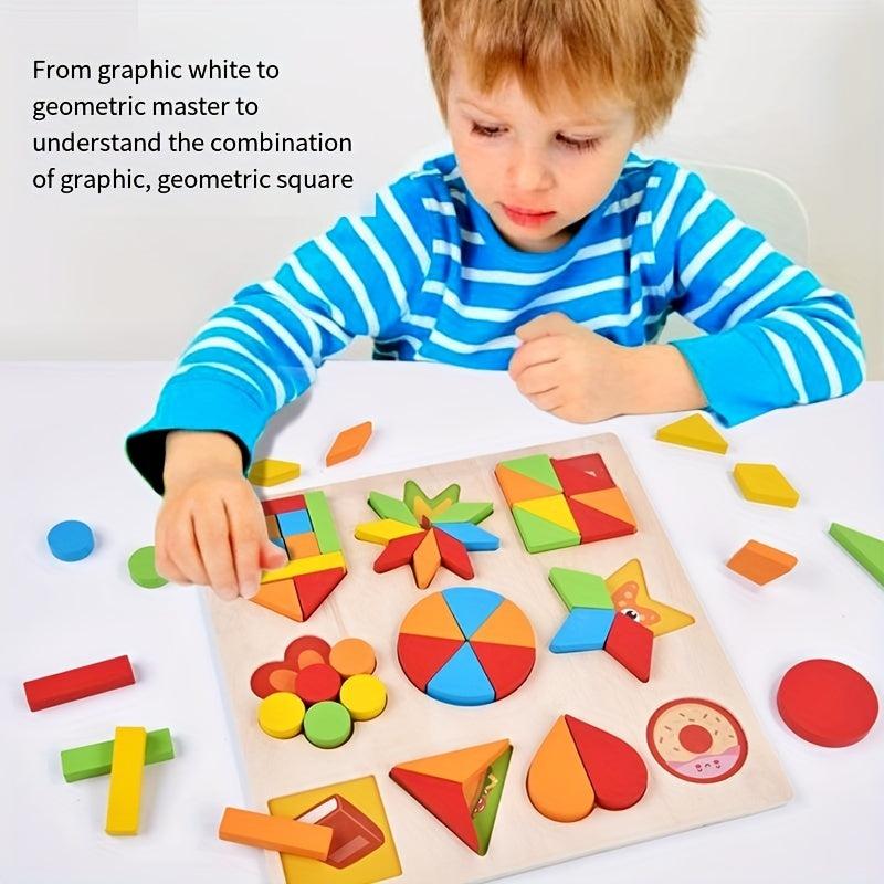 Montessori Geometric Shape Matching Board