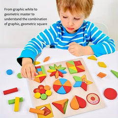 Montessori Geometric Shape Matching Board