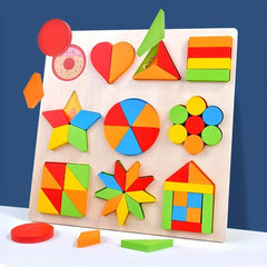 Montessori Geometric Shape Matching Board