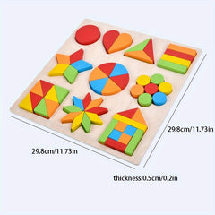 Montessori Geometric Shape Matching Board