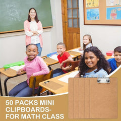 3pcs Mini Wooden Clipboard Set for Office School & Party Supplies