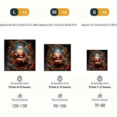 Christmas Challenges Soul Puzzle High Difficulty Circular Toy